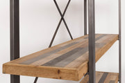 Bücherregal JOY Stahl und Holz im Industrie Stil