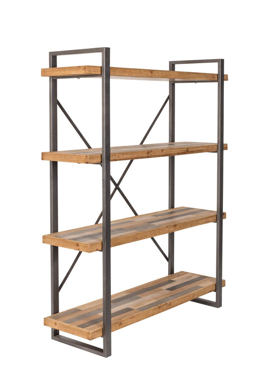 Bücherregal JOY Stahl und Holz im Industrie Stil