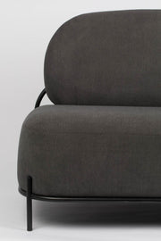 Sofa Couch POLLY GREY 2-Sitzer