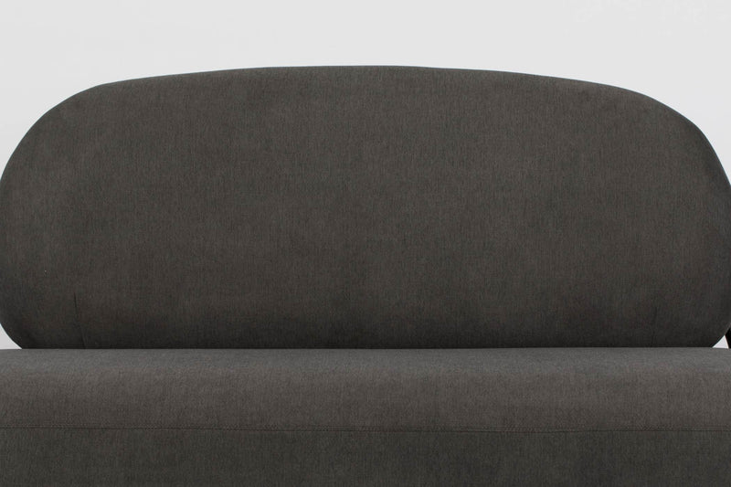 Sofa Couch POLLY GREY 2-Sitzer