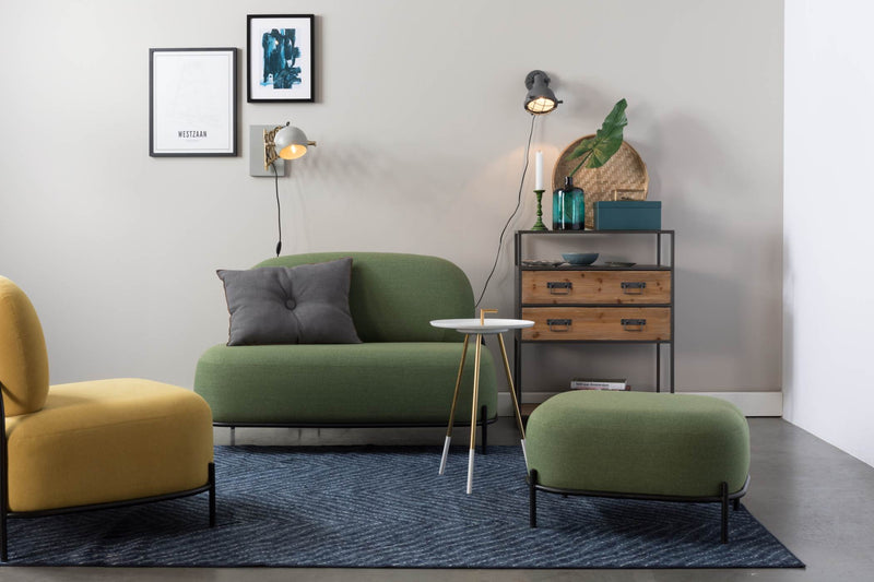 Sofa Couch POLLY GREEN 2-Sitzer