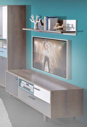 Wandboard passend zur Serie RAVEN Optik Schlammeiche mit Weiß