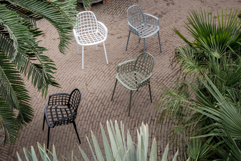 Stuhl Gartenstuhl ALBERT Aluminium Grün von ZUIVER