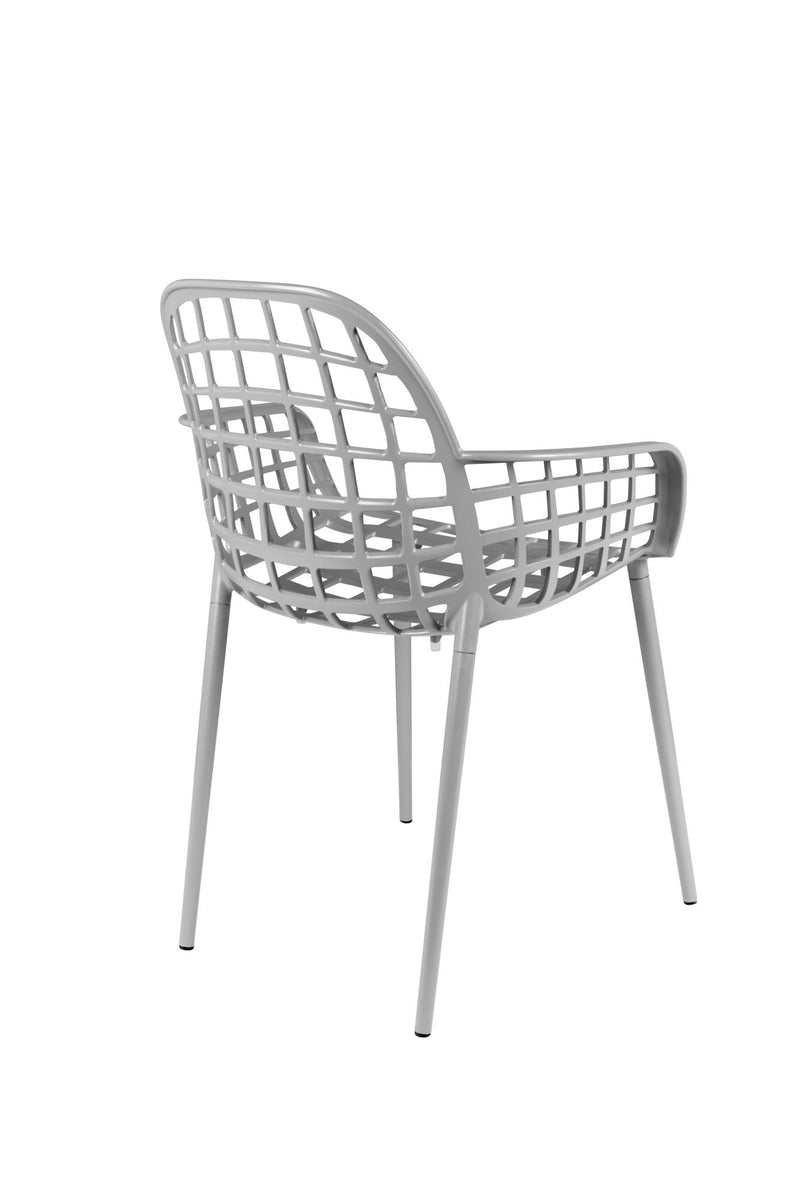 Stuhl Gartenstuhl ALBERT Aluminium Grau von ZUIVER