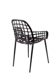 Stuhl Gartenstuhl ALBERT Aluminium Schwarz von ZUIVER