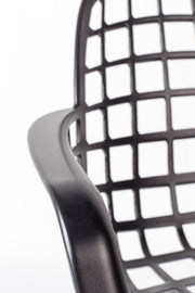 Stuhl Gartenstuhl ALBERT Aluminium Schwarz von ZUIVER