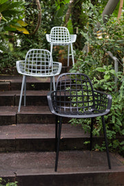 Stuhl Gartenstuhl ALBERT Aluminium Schwarz von ZUIVER