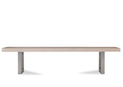 Bank New York - 200 x 35 cm Platte aus alter Balkeneiche White Wash
