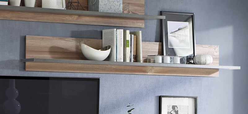 Wandboard NOTE 189,5 cm Optik: Picea Kiefer und Betonoptik