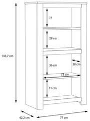 Highboard HAVANNA 2 Türen Optik Alteiche von Forte