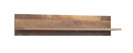 Wandboard CLIF 120 cm Optik Old Wood Vintage von Forte in Gesamtansicht von vorne mit rustikaler Holzstruktur.