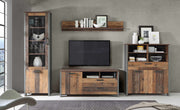 Wohnwand CLIF Wohnzimmerschrank Old Wood Vintage 4-tlg. von Forte