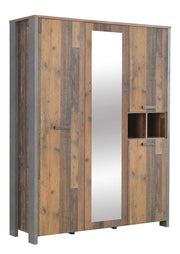 Jugendzimmer CLIF Komplettset 8-tlg. Optik Old Wood Vintage von Forte