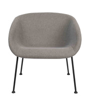 Lounge Sessel FESTON Filzoptik Grau von ZUIVER 