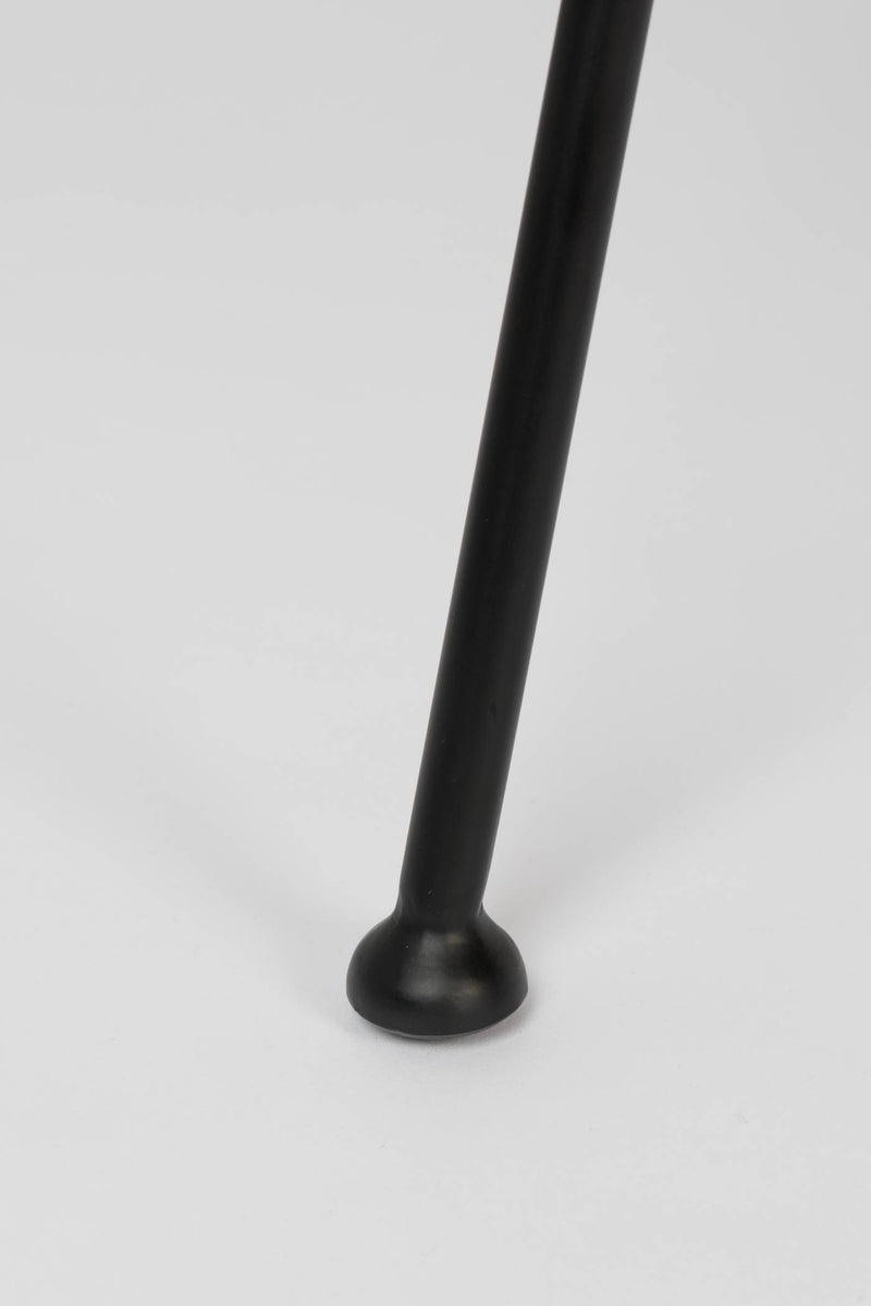 Lounge Sessel FESTON Kunstleder Schwarz von ZUIVER 