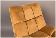 Lounge Sessel BAR VELVET GOLDEN BROWN von DutchBone