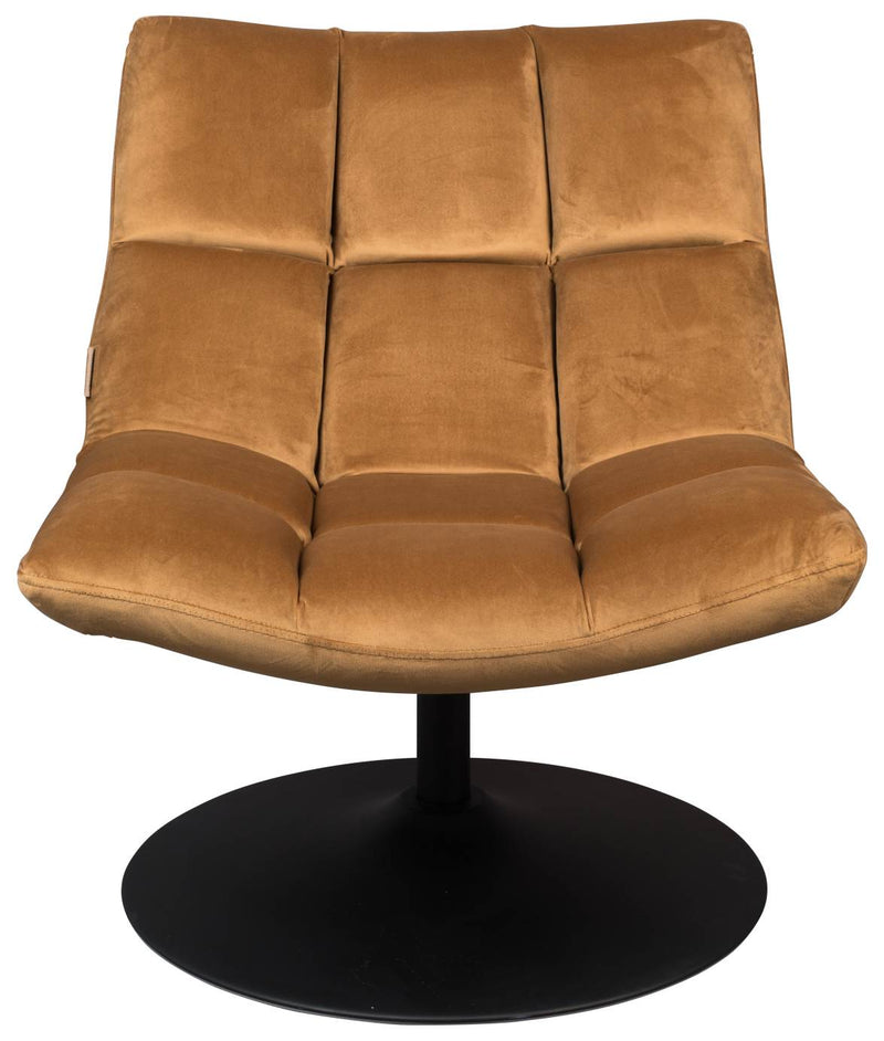 Lounge Sessel BAR VELVET GOLDEN BROWN von DutchBone