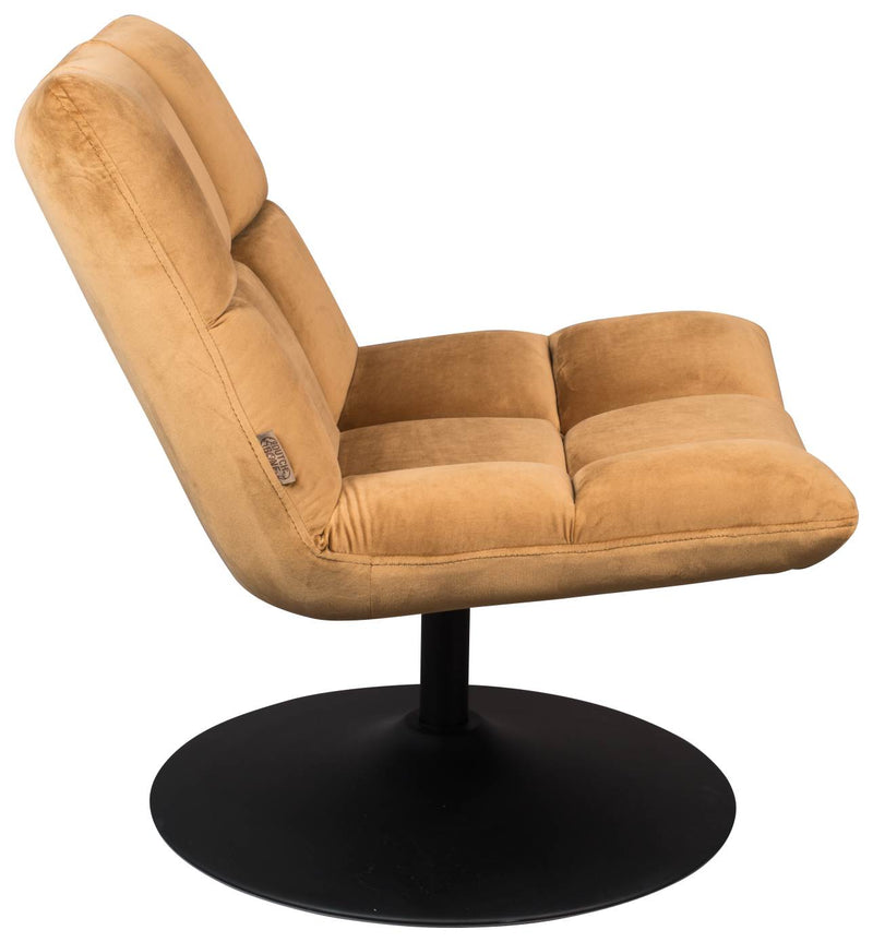 Lounge Sessel BAR VELVET GOLDEN BROWN von DutchBone
