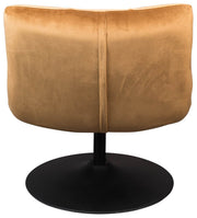 Lounge Sessel BAR VELVET GOLDEN BROWN von DutchBone