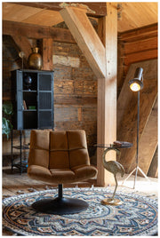 Lounge Sessel BAR VELVET GOLDEN BROWN von DutchBone