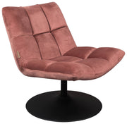 Lounge Sessel BAR VELVET OLD PINK von DutchBone