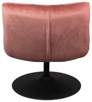 Lounge Sessel BAR VELVET OLD PINK von DutchBone