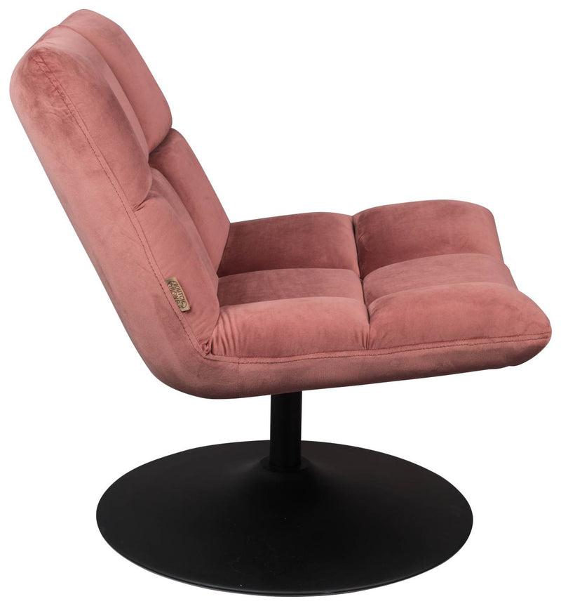 Lounge Sessel BAR VELVET OLD PINK von DutchBone