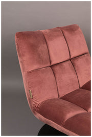 Lounge Sessel BAR VELVET OLD PINK von DutchBone