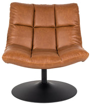 Lounge Sessel BAR VINTAGE BROWN Kunstleder von DutchBone