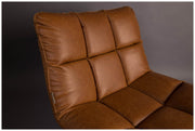 Lounge Sessel BAR VINTAGE BROWN Kunstleder von DutchBone