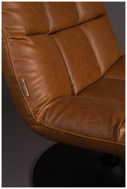 Lounge Sessel BAR VINTAGE BROWN Kunstleder von DutchBone