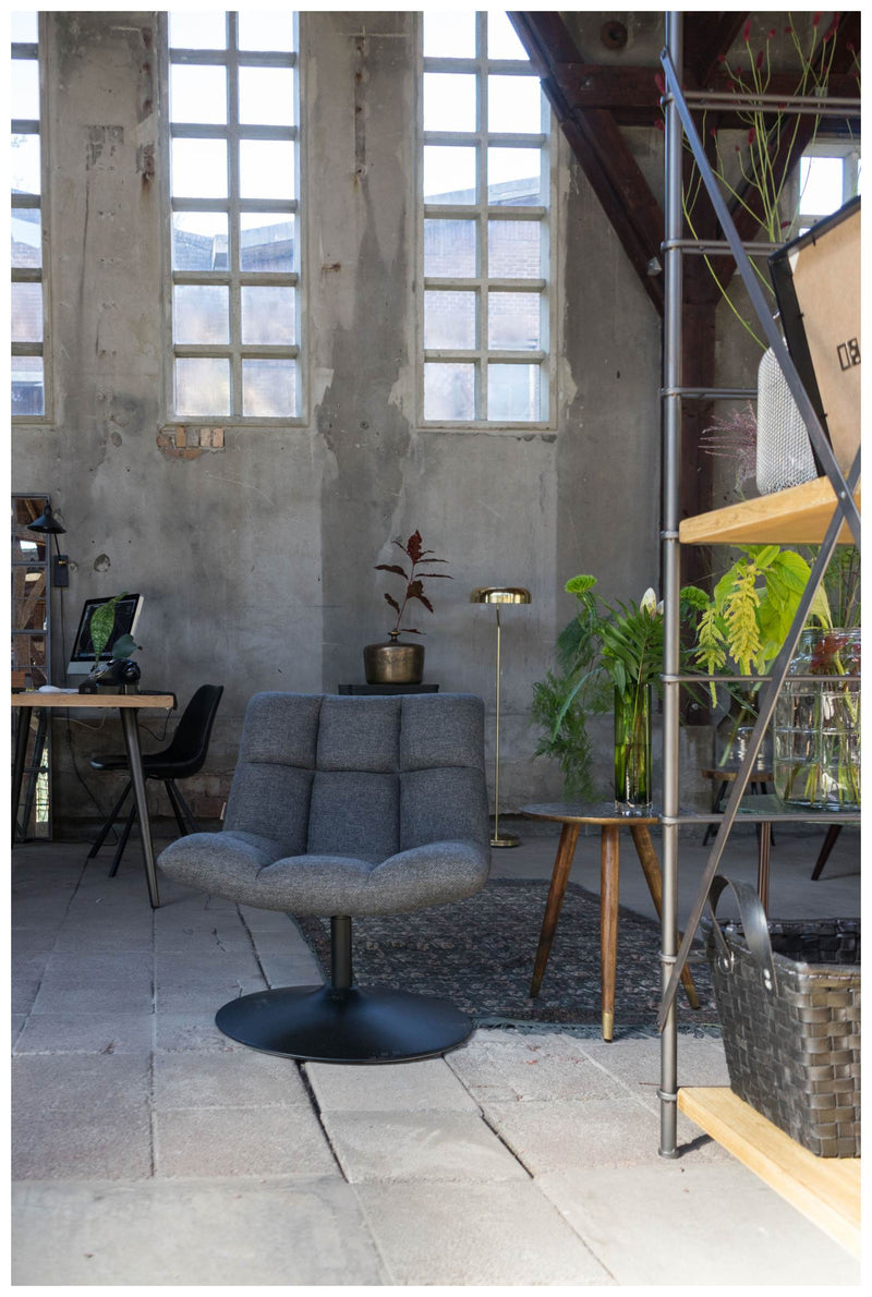 Lounge Sessel BAR Stoff Dunkelgrau von DutchBone