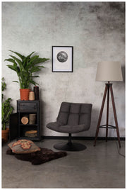 Lounge Sessel BAR Stoff Dunkelgrau von DutchBone