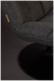 Lounge Sessel BAR Stoff Dunkelgrau von DutchBone