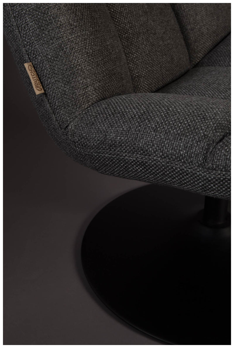 Lounge Sessel BAR Stoff Dunkelgrau von DutchBone
