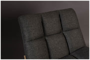 Lounge Sessel BAR Stoff Dunkelgrau von DutchBone