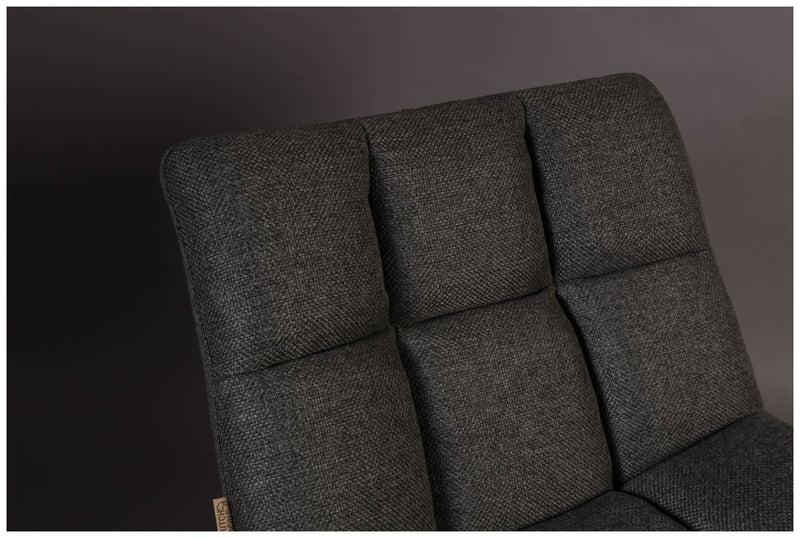 Lounge Sessel BAR Stoff Dunkelgrau von DutchBone