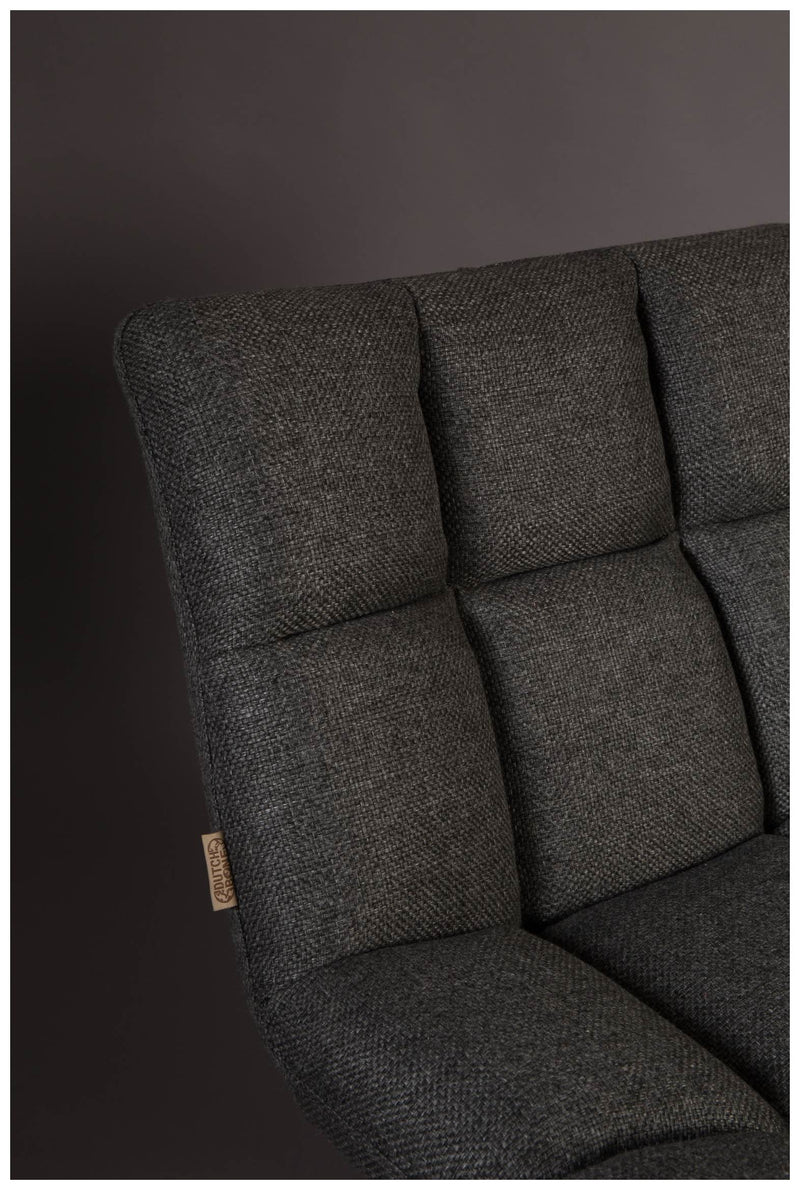 Lounge Sessel BAR Stoff Dunkelgrau von DutchBone