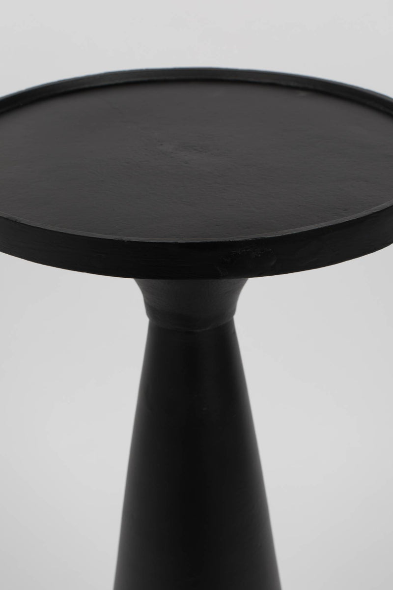 Beistelltisch FLOSS BLACK von Zuiver aus Aluminiumguss 