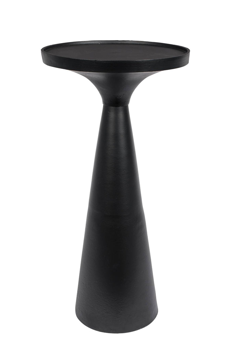 Beistelltisch FLOSS BLACK von Zuiver aus Aluminiumguss 