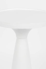 Beistelltisch FLOSS WHITE von Zuiver aus Aluminiumguss 