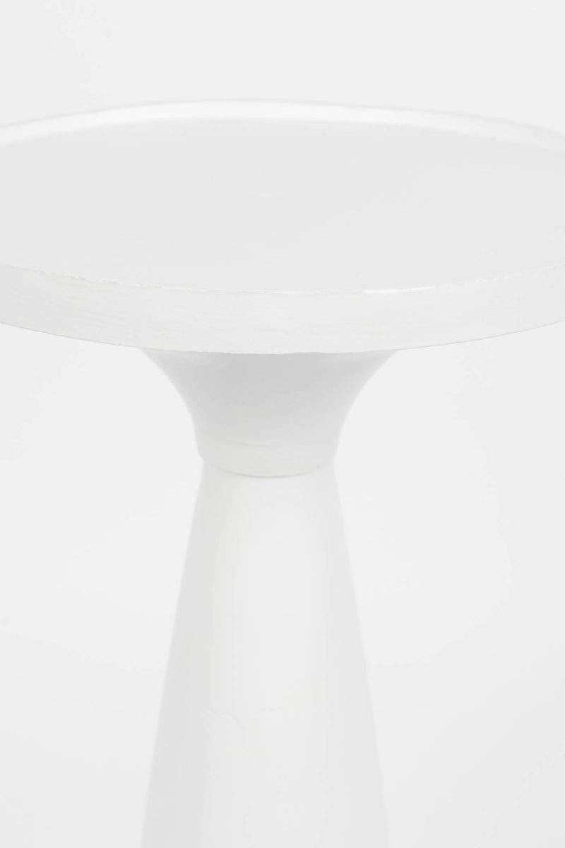 Beistelltisch FLOSS WHITE von Zuiver aus Aluminiumguss 