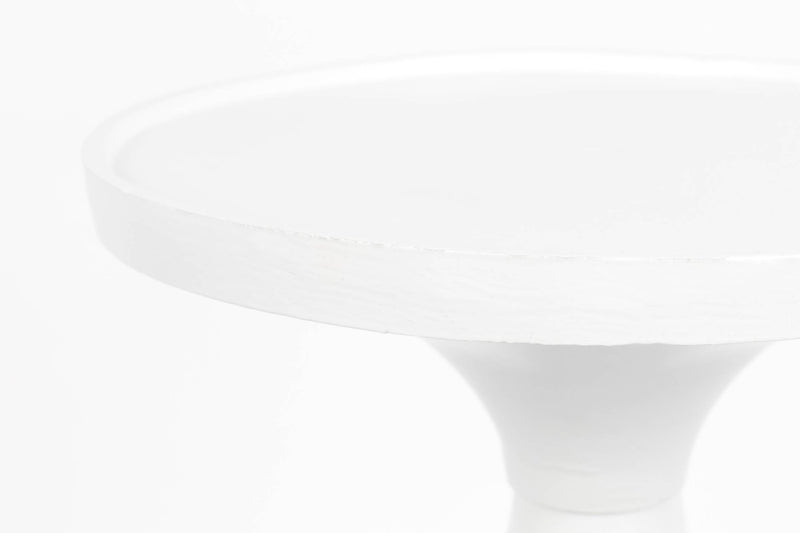 Beistelltisch FLOSS WHITE von Zuiver aus Aluminiumguss 