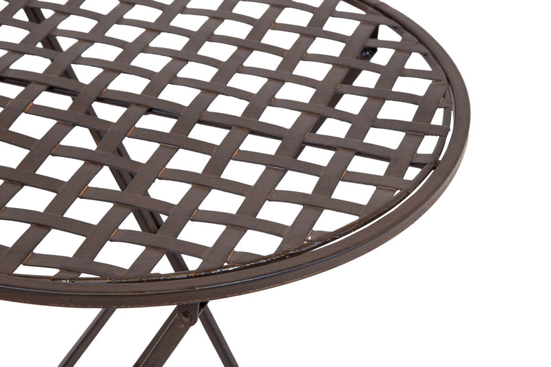 Beistelltisch Klapptisch APIA Schmiedeeisen antik braun
