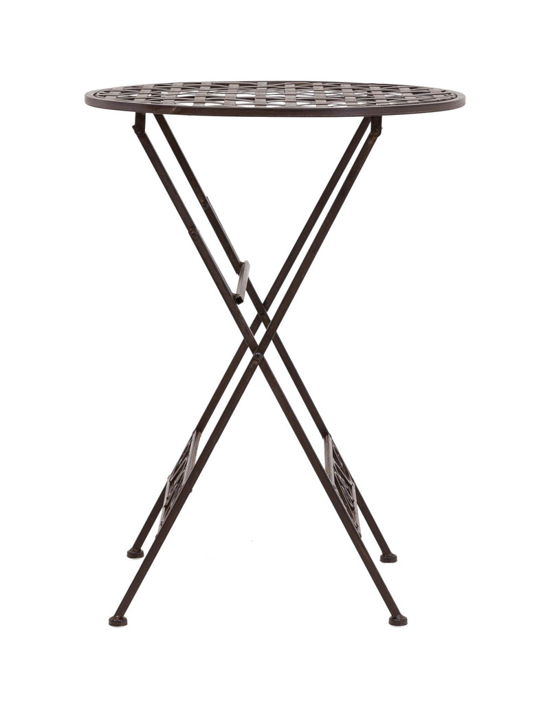 Beistelltisch Klapptisch APIA Schmiedeeisen antik braun