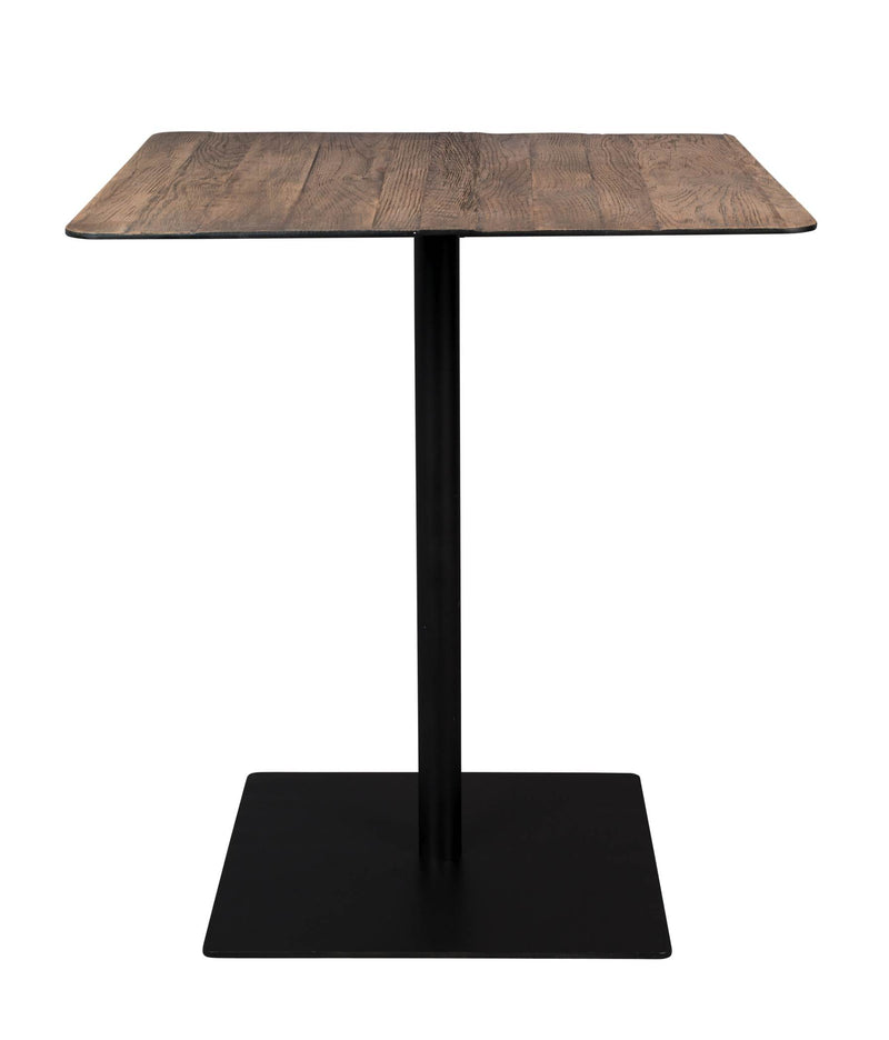 Bistrotisch BRAZA SQUARE BROWN von DUTCHBONE Platte recycelte Eiche