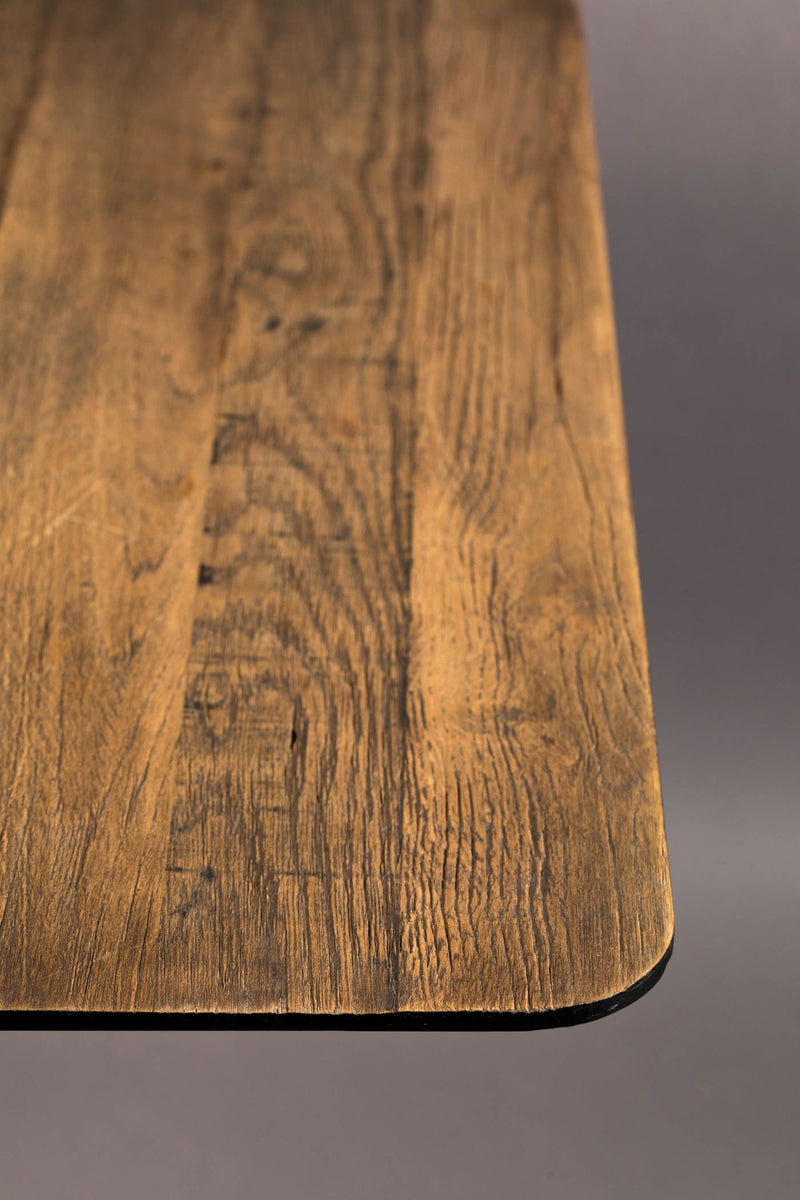 Bistrotisch BRAZA SQUARE BROWN von DUTCHBONE Platte recycelte Eiche