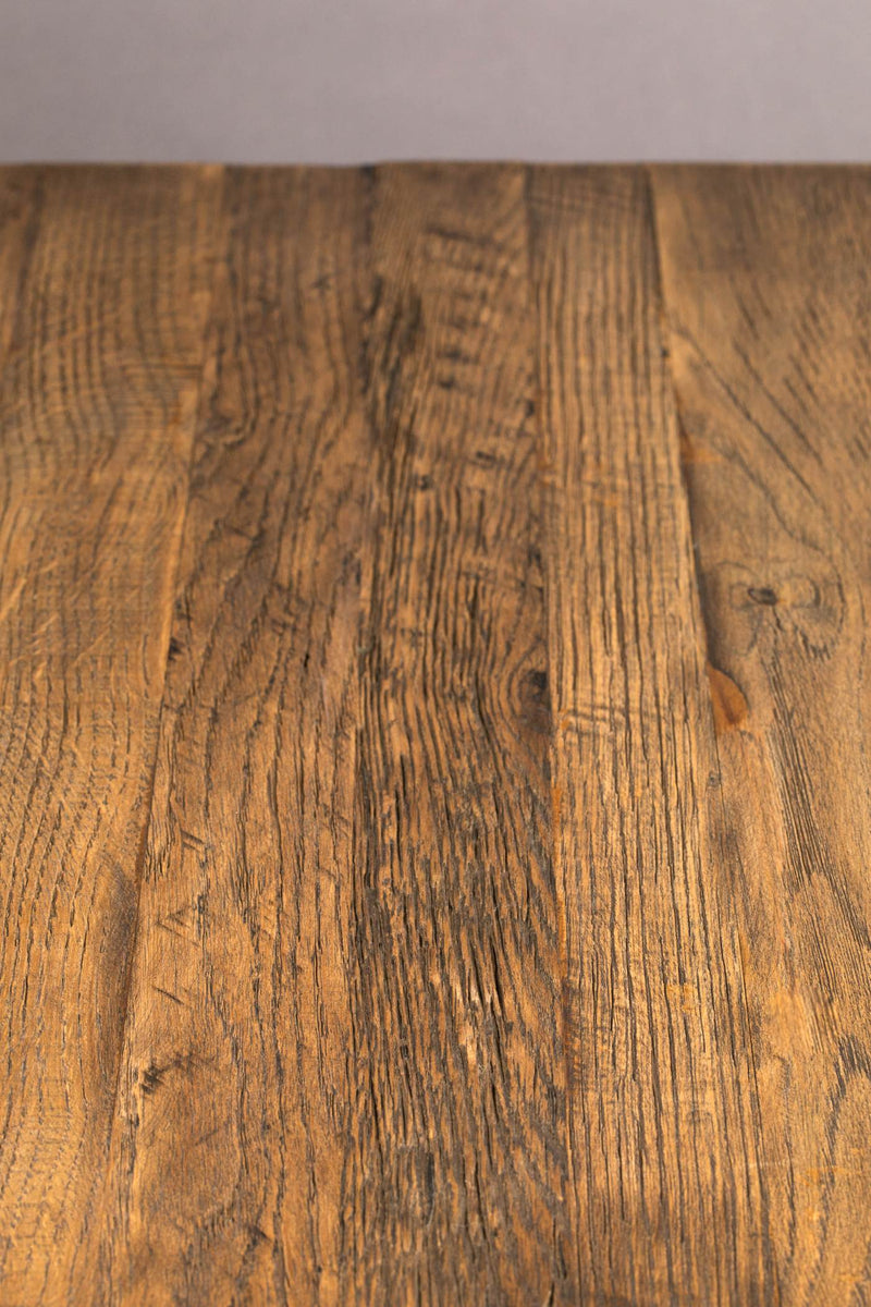 Bistrotisch BRAZA SQUARE BROWN von DUTCHBONE Platte recycelte Eiche