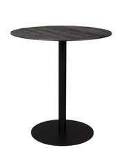 Bartisch BRAZA BLACK von DUTCHBONE Platte aus recycelter Eiche