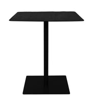 Bartisch BRAZA SQUARE BLACK von DUTCHBONE Platte recycelte Eiche